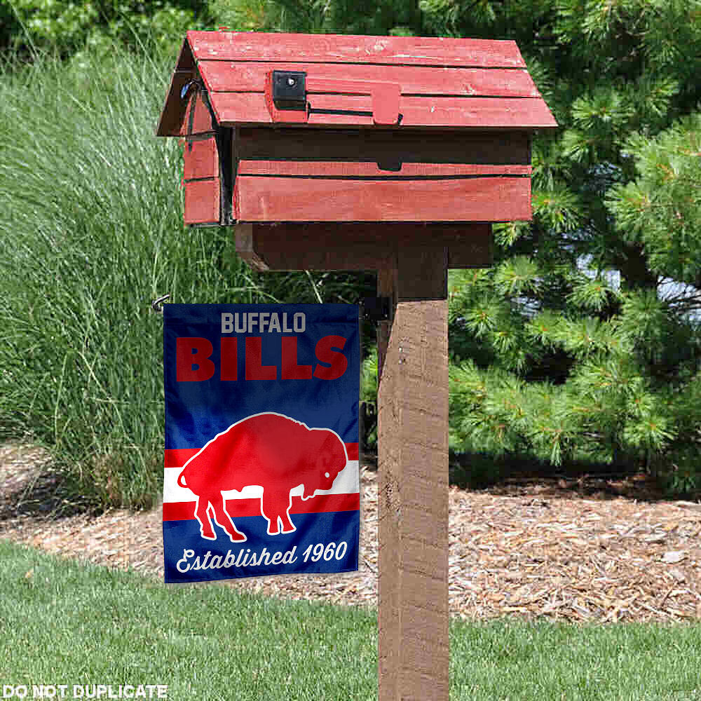 Buffalo Bills Throwback Vintage Retro Pennant Flag  