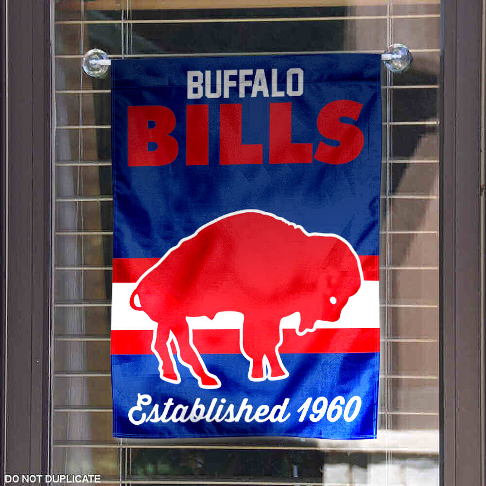 Buffalo Bills Throwback Vintage Retro Pennant Flag  