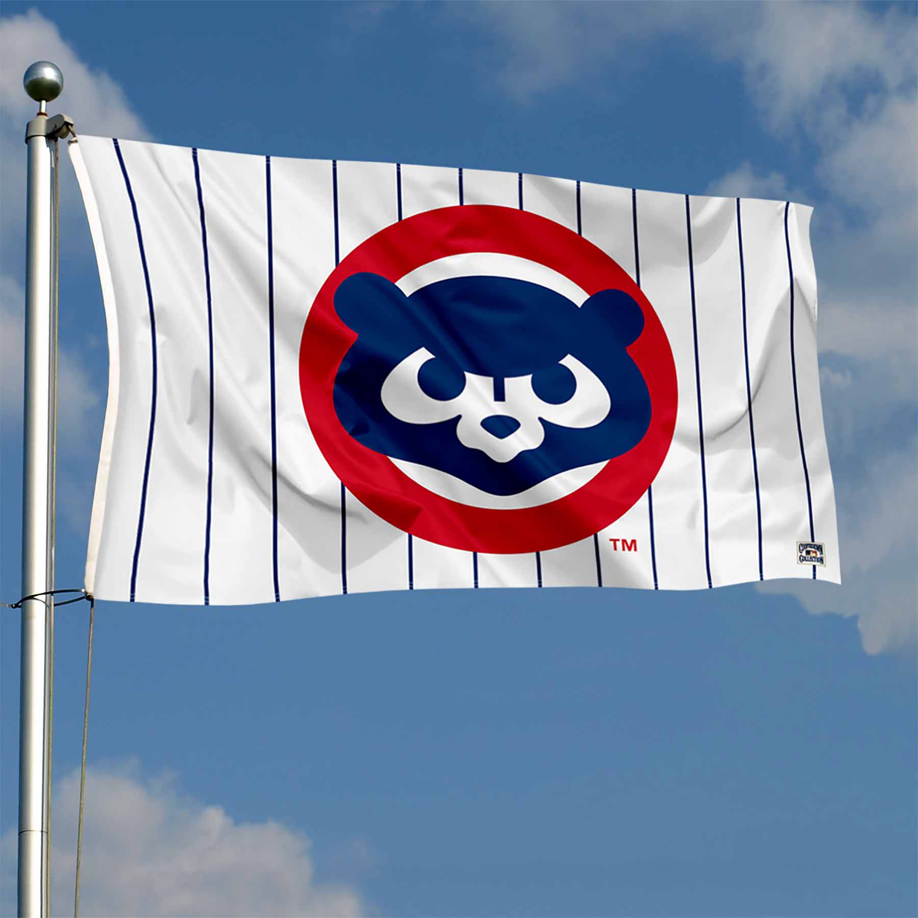 Chicago Cubs Vintage 80s Logo Flag 848267048317 eBay