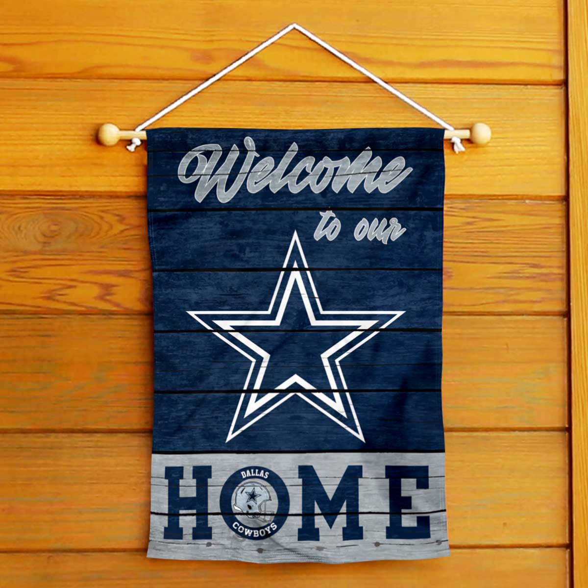 Dallas Cowboys Welcome Home Decorative Garden Flag Double Sided Banner