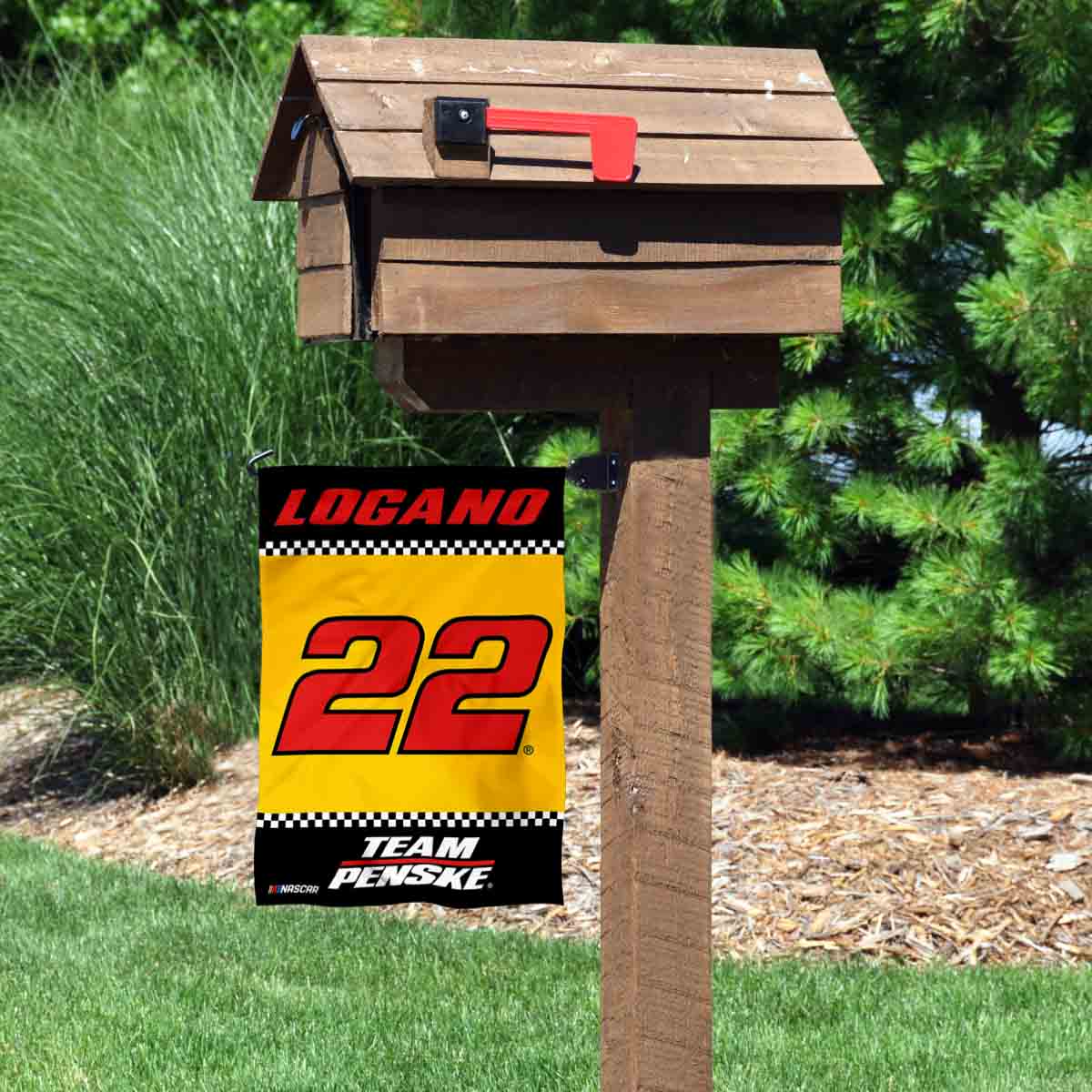 Joey Logano Garden Yard Banner Flag