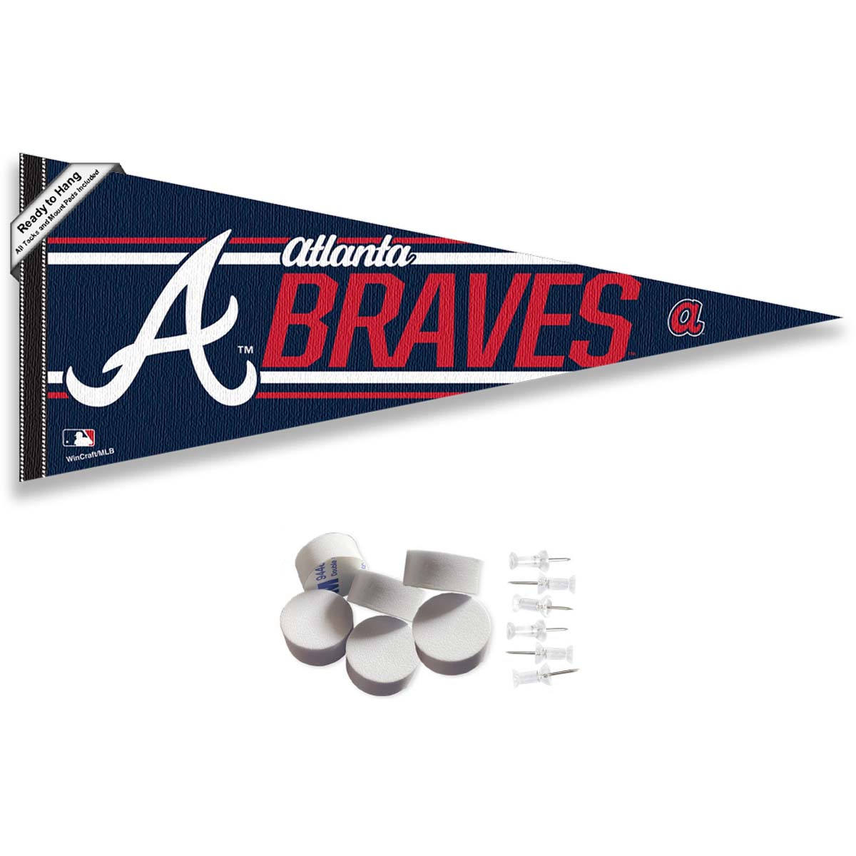 atlanta braves pennant flag