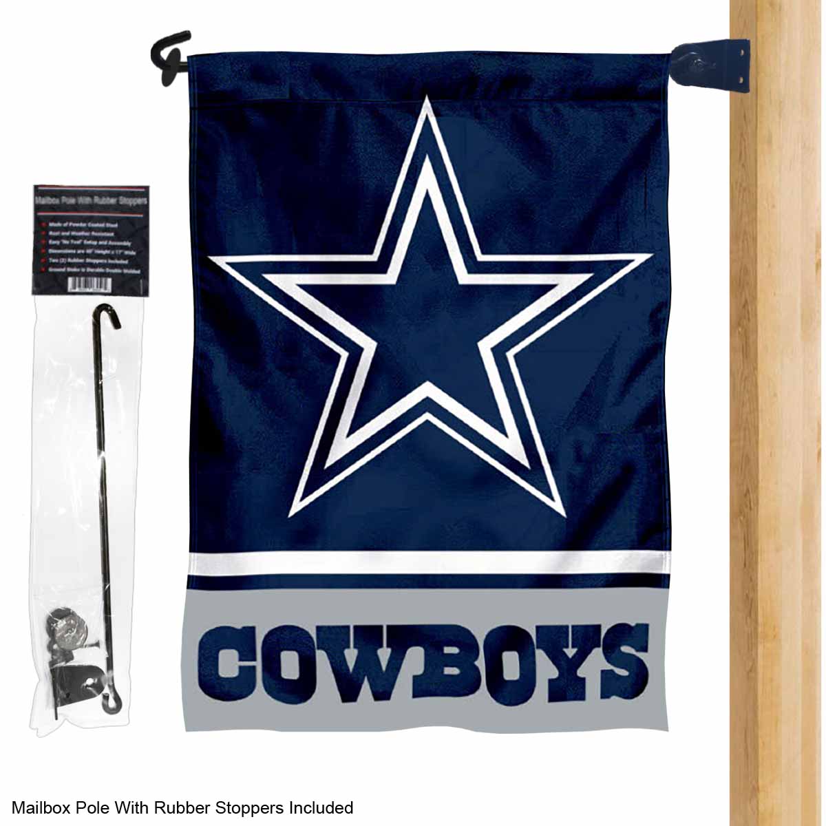 Dallas Cowboys Vintage Retro Throwback Outdoor Flag