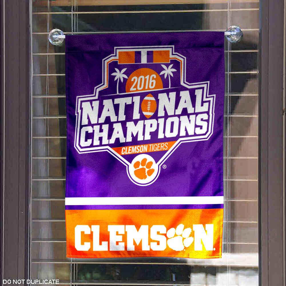 Clemson Football National Champions Garden Flag and Yard ...